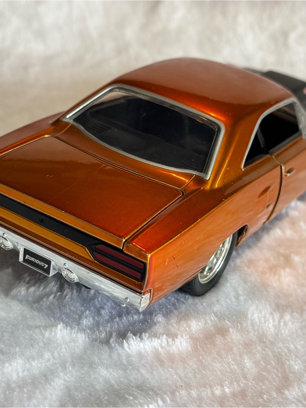 Orange Metallic Muscle Car Model - Picture 4 of 10